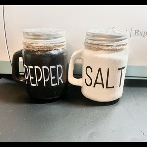Custom made salt and pepper shakers